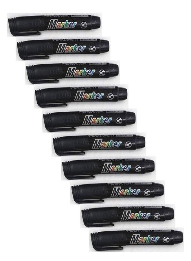 YAJNAS Permanent Marker Pen Set, Stationery for Home, Schools and Offices - BLACK COLOR - Pack of 30 - Image 1